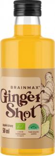 BrainMax Pure Ginger Shot s kurkumou BIO, 50 ml