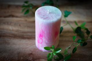 By Annie Palmová svíčka růžovo zelená 420ml