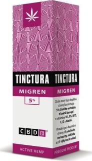 CBDex Tinctura MIGREO 5%, 10ml