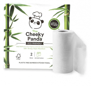 Cheeky Panda Ekologické kuchyňské utěrky, 2 role