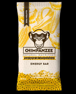 Chimpanzee Energy bar banán s čokoládou, 55 g
