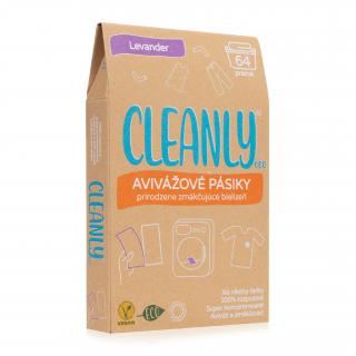 Cleanly Eco Avivážové pásky Levandule, 64ks