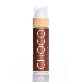 COCOSOLIS Čokoládový opalovací olej pro podporu opálení organic, 110 ml  + Dárek