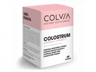 COLVIA Colostrum + Acerola + Vitamín C, 60 ks