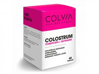 COLVIA Colostrum + Cordyceps + Silymarin, 60 ks
