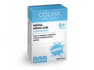 COLVIA Mléčná rýžová kaše Natural s colostrem, 210 g
