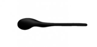 Cookplay Jednorázová kávová lžička Chikio EKO Coffee Spoon Black, černá, 50 ks