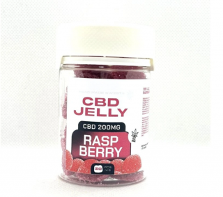 CZECHCBD CBD Jelly 200 mg - malina, 20 ks