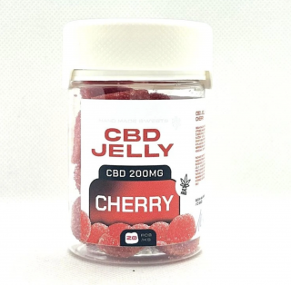CZECHCBD CBD Jelly 200 mg Višeň, 20 ks