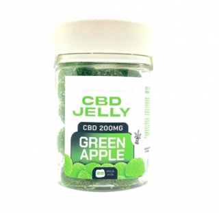 CZECHCBD CBD Jelly 200 mg Zelené jablko, 20 ks