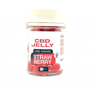 CZECHCBD CBD Jelly 500 mg - jahoda, 20 ks