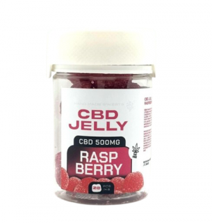 CZECHCBD CBD Jelly 500 mg - malina, 20 ks