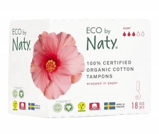 Dámské tampóny Eco by Naty (18 ks) - super