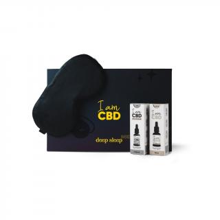 Dárkový Deep sleep box - 2x CBD kapky + škraboška