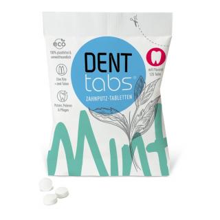 DENTTABS přírodní zubní pasta v tabletách s fluoridem 125 ks