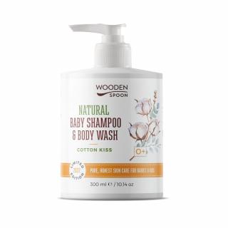 Dětský sprchový gel a šampon na vlasy 2v1 Cotton Kiss WoodenS poon 300ml