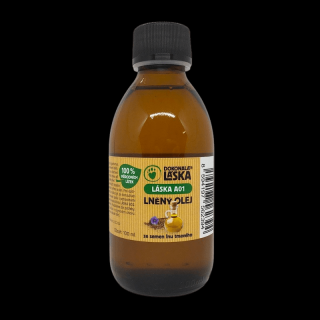 Dokonalá láska LÁSKA A01 Lněný olej s vitaminem E, 200 ml