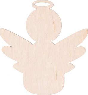 Dřevěný anděl VII 10 x 9 cm