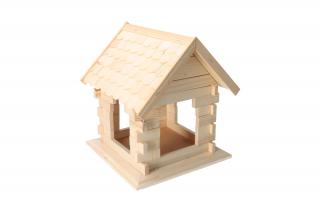 Dřevěný domeček pro ptáky