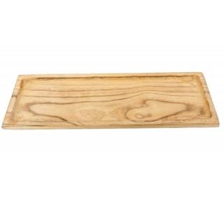 Dřevěný obdélníkový tác 38x13,5 cm