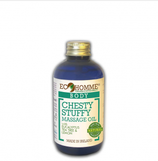EcoHomme Chesty Stuffy masážní olej, 100 ml