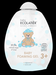 ECOLATIER Dětský pěnivý mycí gel 3+, náhradní náplň, 250 ml