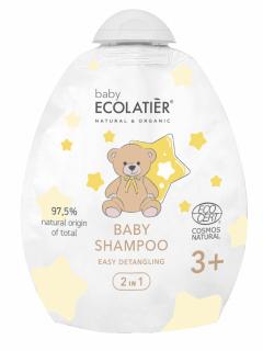 ECOLATIER Dětský šampón 2v1, snadné rozčesávání 3+, náhradní náplň, 250 ml