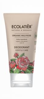 ECOLATIER - Organický deodorant, jemná péče, DIVOKÁ RŮŽE, 40 ml, EXPIRACE