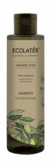 ECOLATIER - Šampon na vlasy, jemnost a lesk, OLIVA, 250 ml, EXPIRACE