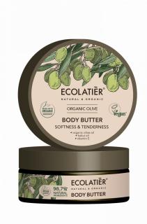 ECOLATIER - Tělové máslo, jemnost a citlivost, OLIVA, 150 ml