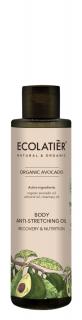 ECOLATIER - Tělový olej proti striím, obnova a výživa, AVOKÁDO, 200 ml, EXPIRACE