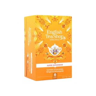 English Tea Shop Čaj Kurkuma, zázvor a citrónová tráva, 20 sáčků