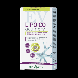 Erba Vita LIPOICO ACTI-NERV RETARD - antioxidace, 30 tablet