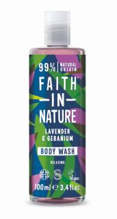Faith in Nature přírodní sprchový gel Levandule, 100ml