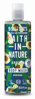 Faith in Nature přírodní sprchový gel s avokádovým olejem, 400ml