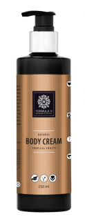 Formula H Tělový krém s vůní tropické ovoce s pumpičkou, 250ml