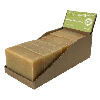 Friendly Soap přírodní mýdlo citronová tráva a konopí, 7 ks zero waste balení