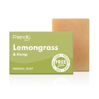 Friendly Soap přírodní mýdlo citronová tráva a konopí, 95g