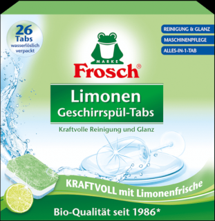 Frosch EKO Tablety do myčky vše v 1 Citron, 26 tablet