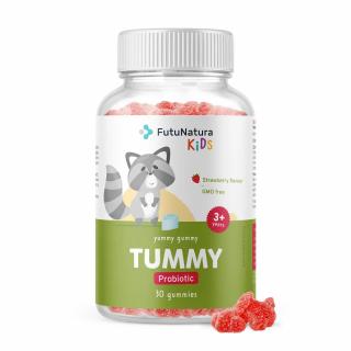 FutuNatura Kids TUMMY - Gumové bonbony na podporu trávení pro děti, 30ks
