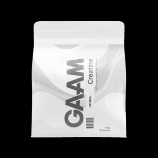 GAAM 100% creatine monohydrate- bez příchutě, 500g