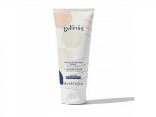 Gallinée prebiotická pleťová maska ​​a peeling na obličej, 100 ml