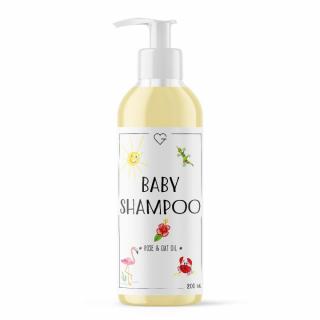 Goodie Dětský šampon růže & ovesný olej, 200ml