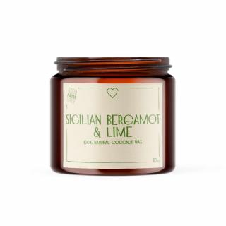 GOODIE Svíčka s bavlněným knotem - Sicilian Bergamot & Lime 80 g