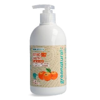 Greenatural Intimní mycí gel Sensitive mandarinka a aloe vera pH 5,5 BIO, 500 ml