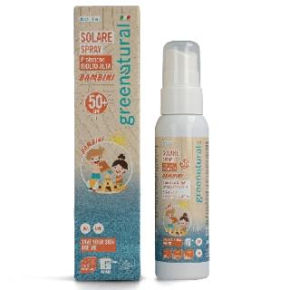 Greenatural Opalovací mléko pro děti ve spreji SPF 50+ 100 ml
