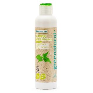Greenatural Šampon pro všechny typy vlasů len a kopřiva BIO, 250 ml