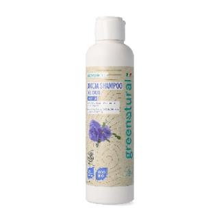 Greenatural Sprchový gel a šampon 2v1 len a rýže BIO, 250 ml