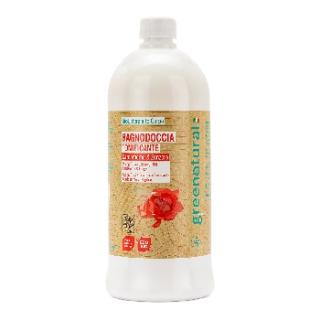 Greenatural Tonizující sprchový gel kardamom a zázvor BIO, 1 l