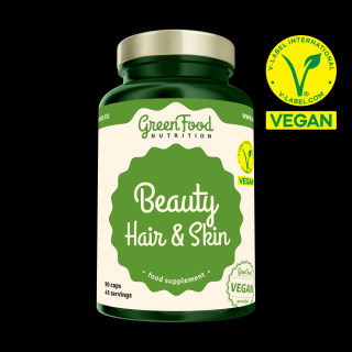 GreenFood Beauty Hair & Skin, 90 ks